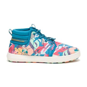 Caterpillar CODE Scout Mid Sneakers Damen Mehrfarbig | AT2866RW