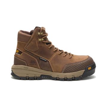Caterpillar Device Wasserdichte Composite Kappe Wasserfeste Stiefel Herren Braun | AT2479EX