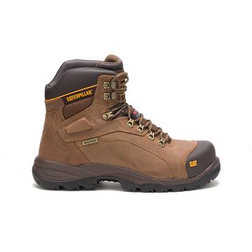 Caterpillar Diagnostic Hi Wasserdichte Thinsulate™ Steel Kappe Wasserfeste Stiefel Herren Braun | AT2469DN