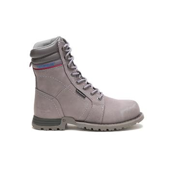 Caterpillar Echo Wasserdichte Steel Kappe Arbeitsstiefel Damen Grau | AT2837GL