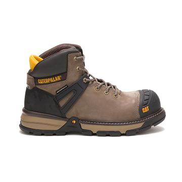 Caterpillar Excavator Superlite Wasserdichte Carbon Composite Kappe Wasserfeste Stiefel Herren Taupe | AT2494FM