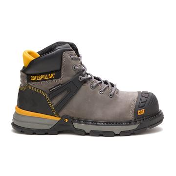 Caterpillar Excavator Superlite Wasserdichte Carbon Composite Kappe Wasserfeste Stiefel Herren Grau | AT2495DN