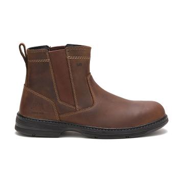 Caterpillar Inherit Steel Kappe Sicherheitsstiefel Herren Braun | AT2374RW