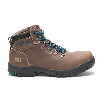 Caterpillar Mae Steel Kappe Wasserdichte Sicherheitsstiefel Damen Taupe | AT2766GL