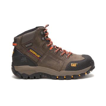 Caterpillar Navigator Mid Wasserdichte Steel Kappe Sneaker Stiefel Herren Kaffee | AT2461XF