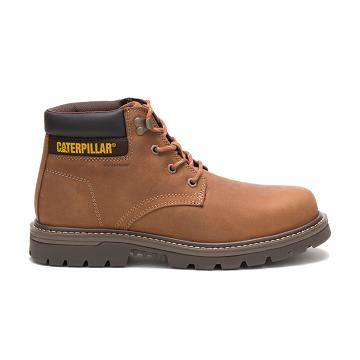 Caterpillar Outbase Wasserdichte Steel Kappe Sicherheitsstiefel Herren Braun | AT2403QZ