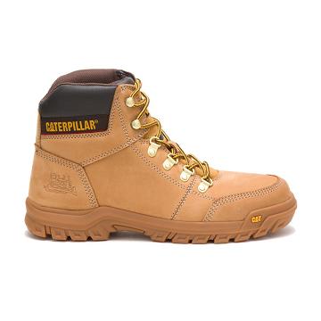 Caterpillar Outline Arbeitsstiefel Herren Braun | AT2555TV