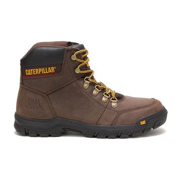 Caterpillar Outline Sicherheitsstiefel Herren Braun | AT2364FM