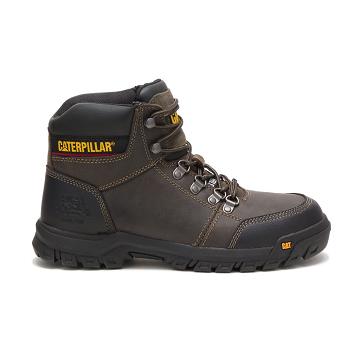 Caterpillar Outline Steel Kappe Sicherheitsstiefel Herren Grau | AT2396IS