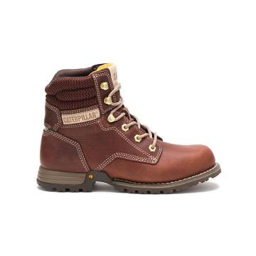 Caterpillar Paisley 6" Sicherheitsstiefel Damen Kaffee | AT2776TV