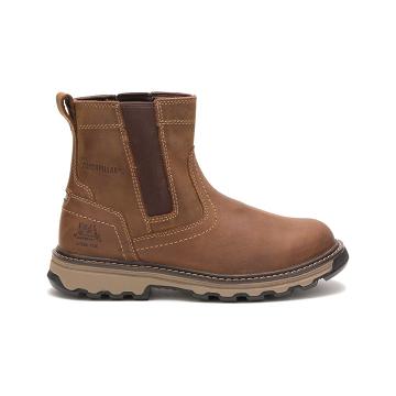 Caterpillar Pelton Steel Kappe Sicherheitsstiefel Herren Braun | AT2376WY