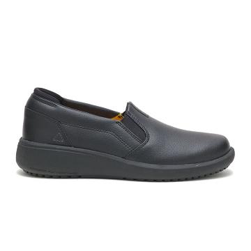 Caterpillar ProRush SR+ Slip-On Wanderschuhe Damen Schwarz | AT2921WY