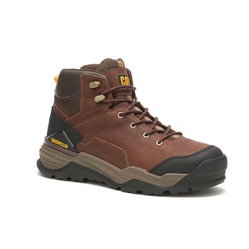 Caterpillar Provoke Mid Wasserdichte Wasserfeste Stiefel Herren Kaffee | AT2504RW