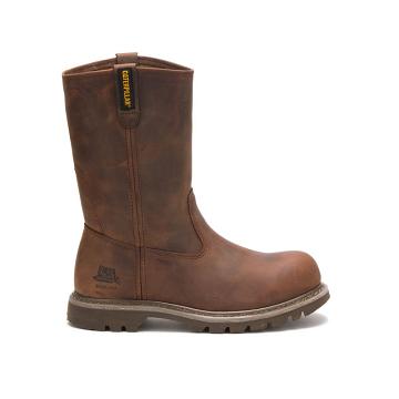 Caterpillar Revolver Steel Kappe Arbeitsstiefel Damen Braun | AT2791IS