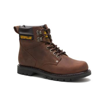 Caterpillar Second Shift Arbeitsstiefel Herren Braun | AT2597GL
