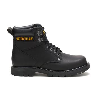Caterpillar Second Shift Sicherheitsstiefel Herren Schwarz | AT2362HK