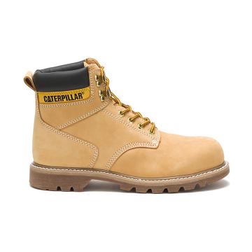 Caterpillar Second Shift Steel Kappe Sicherheitsstiefel Herren Braun | AT2410ZG
