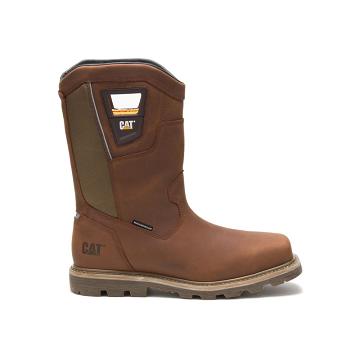 Caterpillar Stillwell Wasserdichte Steel Kappe Arbeitsstiefel Herren Braun | AT2455QZ