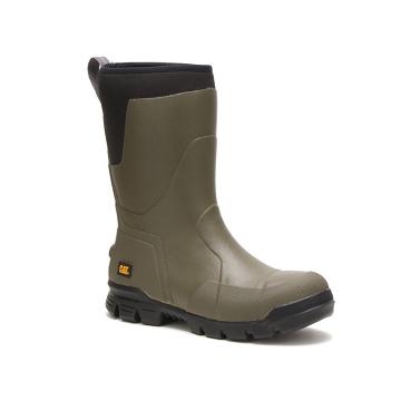Caterpillar Stormers 11" Steel Kappe Arbeitsstiefel Damen Olivgrün | AT2782NB