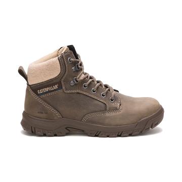 Caterpillar Tess Steel Kappe Arbeitsstiefel Damen Khaki | AT2833KI