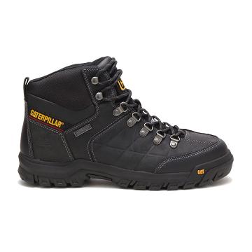 Caterpillar Threshold Wasserdichte Steel Kappe Wasserfeste Stiefel Herren Schwarz | AT2467GL
