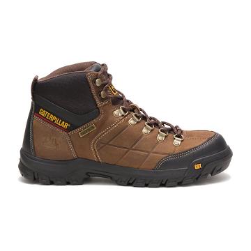 Caterpillar Threshold Wasserdichte Wasserfeste Stiefel Herren Braun | AT2483NB