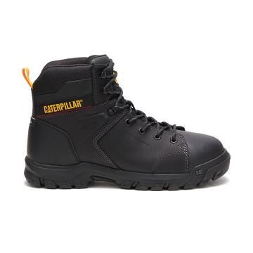 Caterpillar Wellspring Wasserdichte Metatarsal Guard Steel Kappe Sicherheitsstiefel Herren Schwarz | AT2401EX