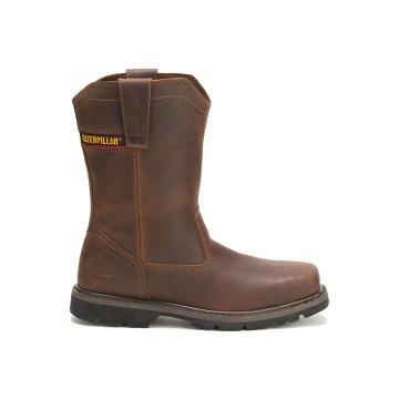 Caterpillar Wellston Steel Kappe Arbeitsstiefel Herren Braun | AT2440HK