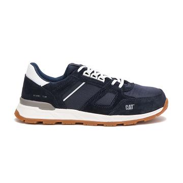 Caterpillar Woodward Steel Kappe Wanderschuhe Herren Blau | AT2712HK
